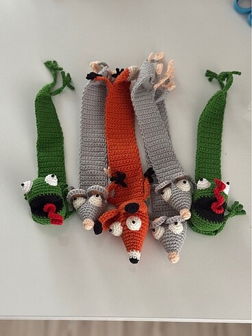 Örgü kitap ayracı - Görsel 2