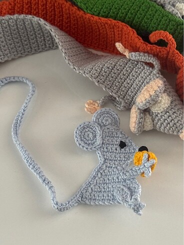 Örgü kitap ayracı - Görsel 4