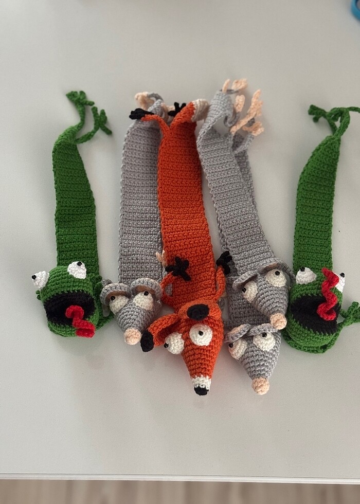 Örgü kitap ayracı - Görsel 2