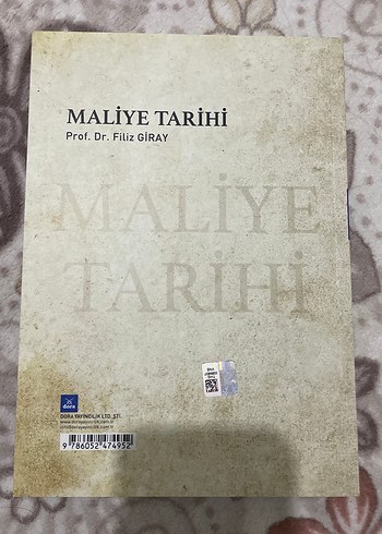Maliye Tarihi - Prof. Dr. Filiz Giray