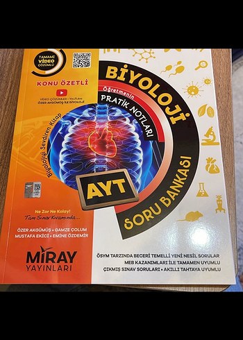 AYT Biyoloji Soru Bankası - Miray Yayınları