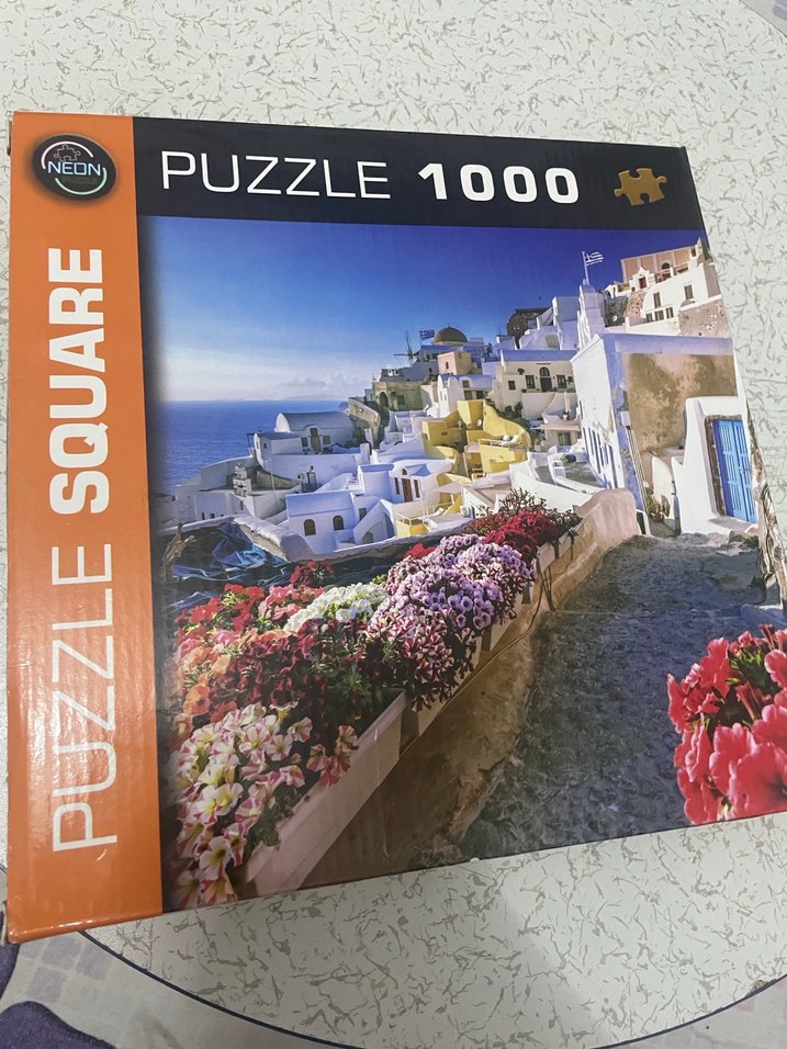 1000 Parça Renkli Kare Puzzle - Görsel 2