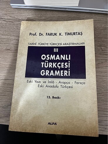 Osmanlı Grameri 3 kitabı