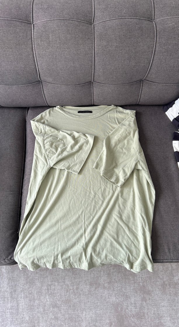 Yeşil Erkek Kısa Kollu Baskılı Tişört - Görsel 2