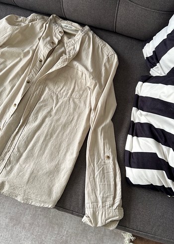 Bej renk gömlek - Görsel 3