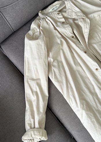 Bej renk gömlek - Görsel 4