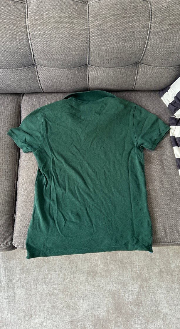 Erkek Yeşil Kısa Kollu Polo Tişört - Görsel 4