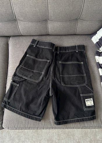 Siyah şort bershka - Görsel 2