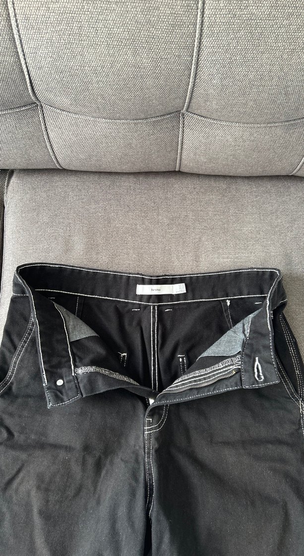 Siyah şort bershka - Görsel 4