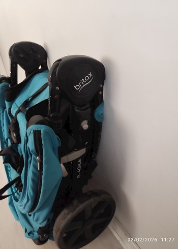 Turkuaz Bebek Arabası - Görsel 4