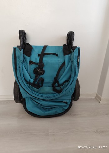 Turkuaz Bebek Arabası - Görsel 5