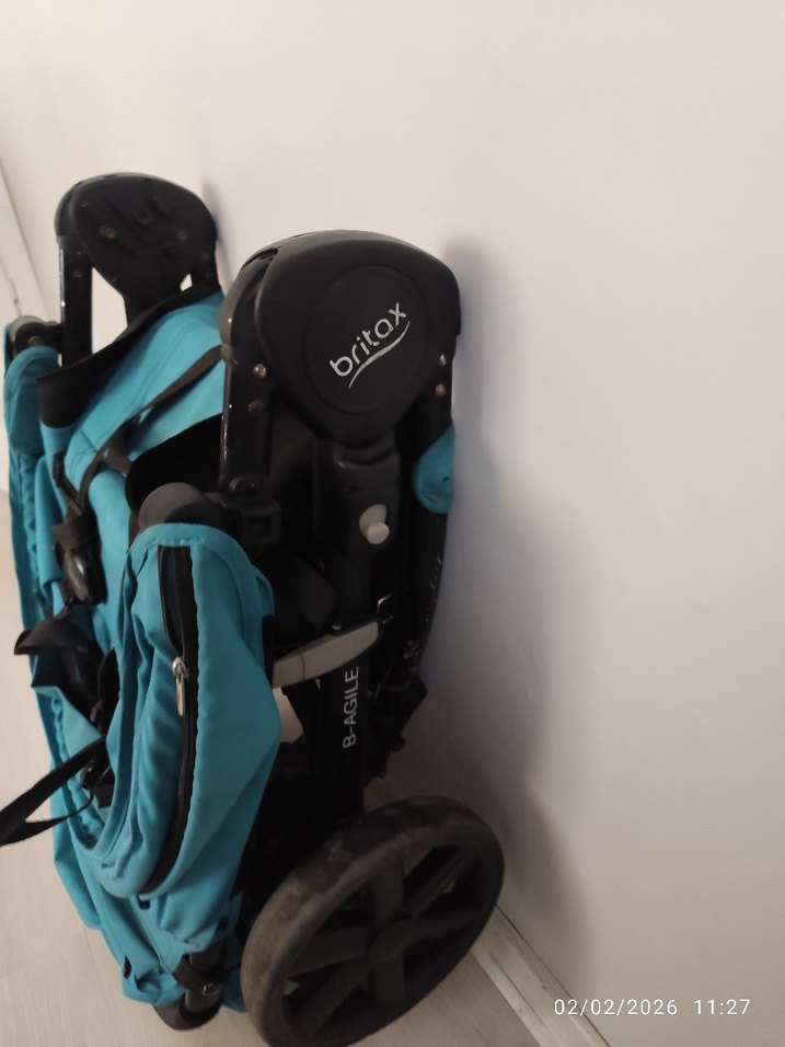 Turkuaz Bebek Arabası - Görsel 4