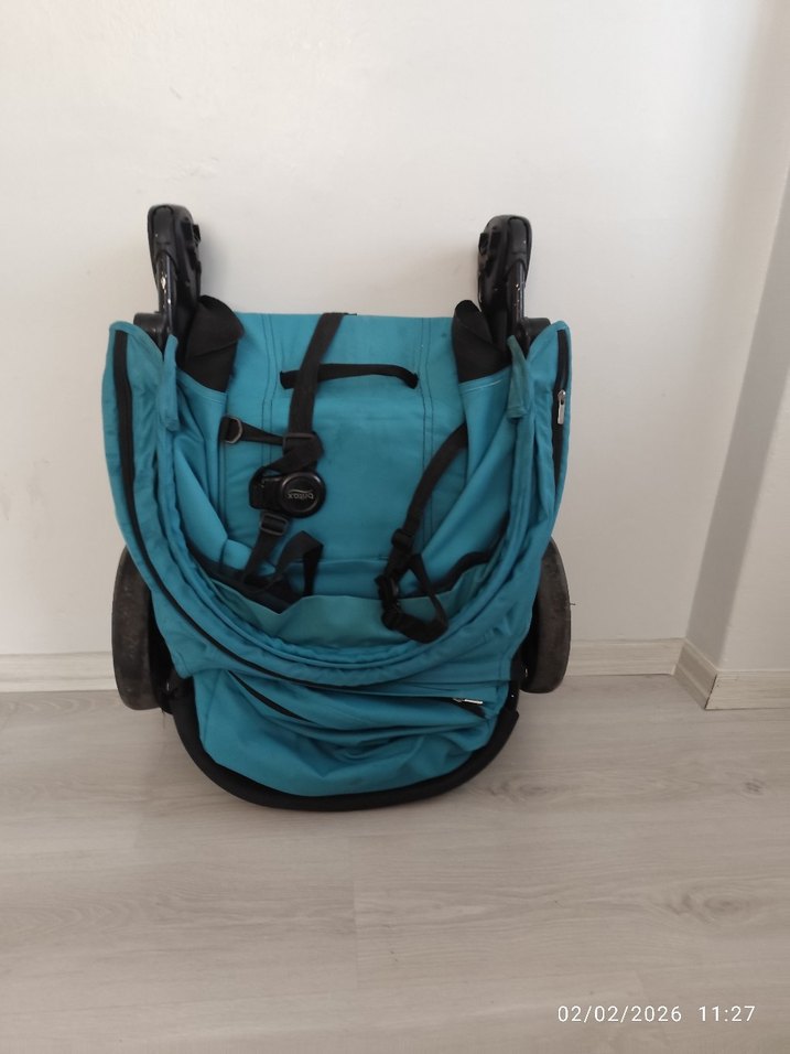 Turkuaz Bebek Arabası - Görsel 5