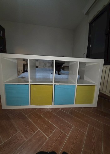 Kallax ikea kitaplık