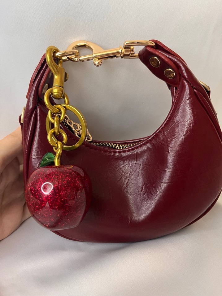 Elma Anahtarlık ve çanta charmı - Görsel 2