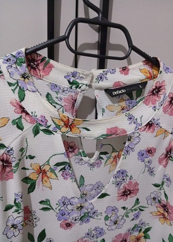 Çiçek Desenli Uzun Kollu Bohem Bluz - Görsel 5