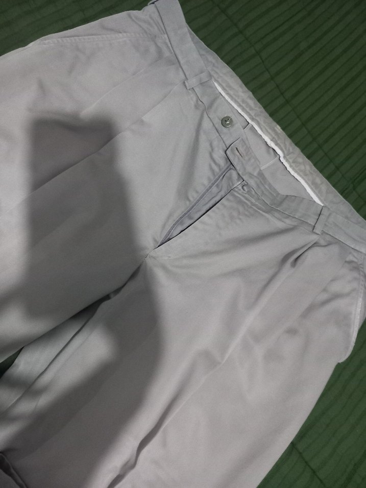 Gri Regular Fit Pilili Erkek Pantolon - Görsel 3