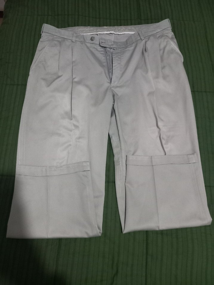 Gri Regular Fit Pilili Erkek Pantolon - Görsel 4