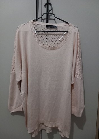 Bej Örgü Kadın Triko - Görsel 4