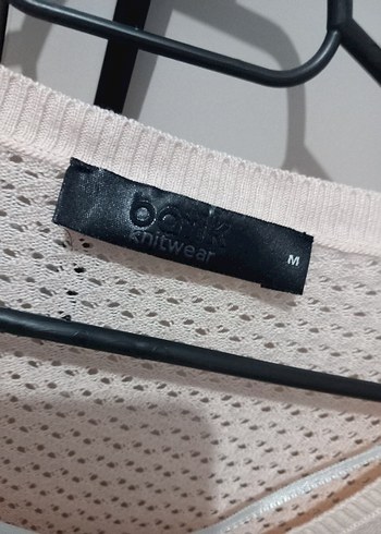 Bej Örgü Kadın Triko - Görsel 2