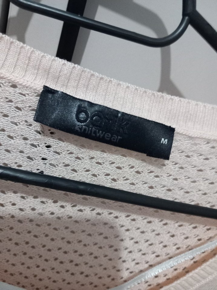 Bej Örgü Kadın Triko - Görsel 2