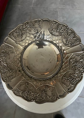 Parlak Desensiz Gümüş Tabak - Görsel 4