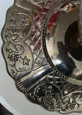 Parlak Desensiz Gümüş Tabak - Görsel 3