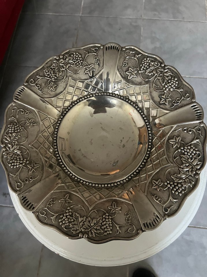 Parlak Desensiz Gümüş Tabak - Görsel 4