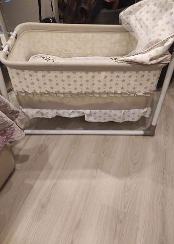 Sunny Baby Kahverengi ve gri bebek beşiği