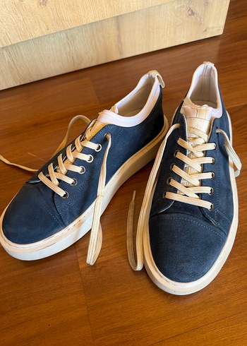 Divarese Lacivert Suet Sneaker