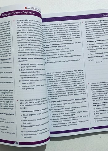  Beden Renk TYT Türkçe Soru Bankası Yeni Nesil Sorular