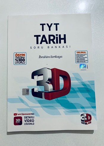 TYT Tarih Soru Bankası 3D Yayınları