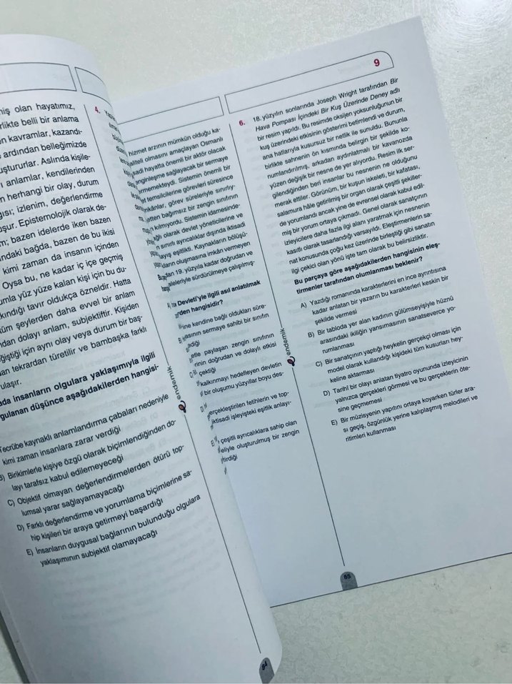 TYT 12 Deneme Paragraf Soru Kitabı - Görsel 3
