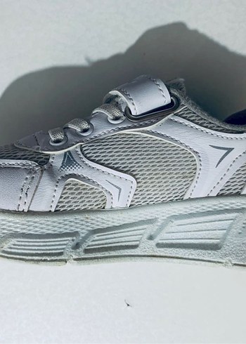 Beyaz Erkek Çocuk Spor Ayakkabı Velcro - Görsel 5