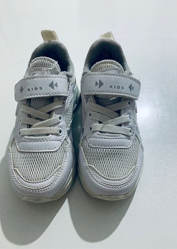 Beyaz Erkek Çocuk Spor Ayakkabı Velcro - Görsel 2