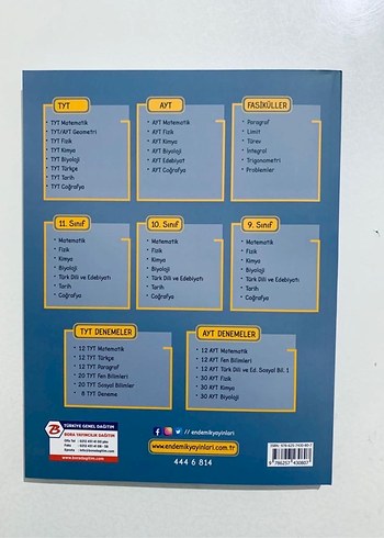 TYT 8 Deneme Sınavı Kitabı Endemik - Görsel 7