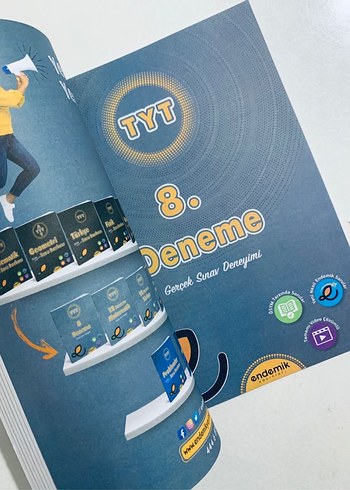 TYT 8 Deneme Sınavı Kitabı Endemik - Görsel 3