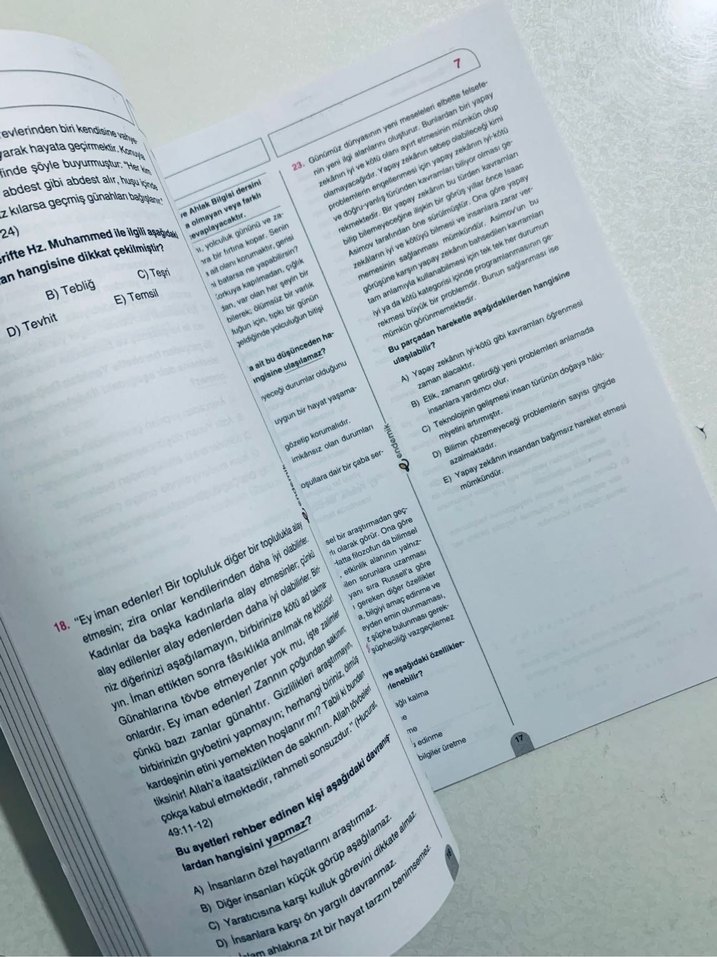 TYT 8 Deneme Sınavı Kitabı Endemik - Görsel 4