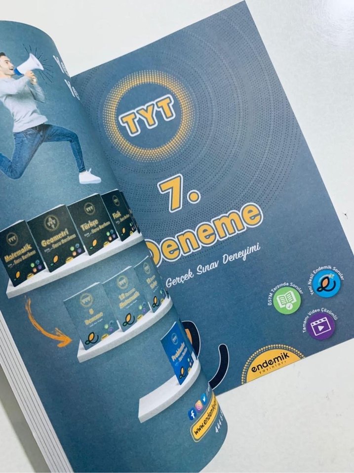 TYT 8 Deneme Sınavı Kitabı Endemik - Görsel 5