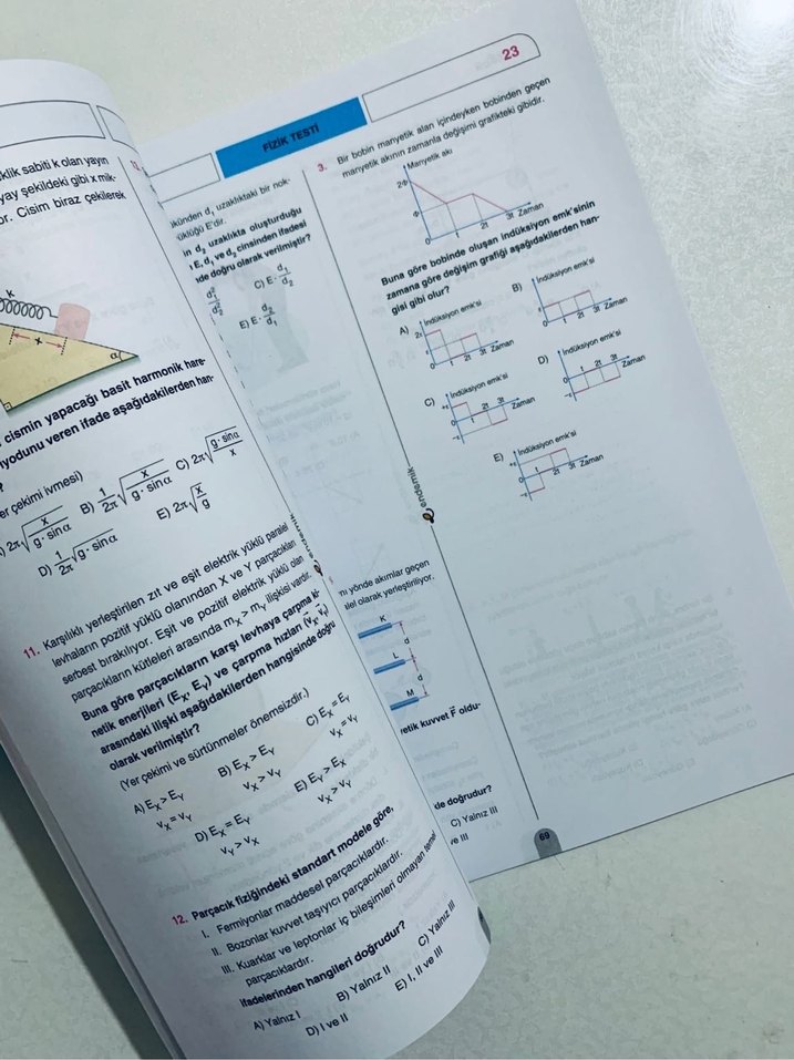 AYT Fizik 30 Deneme Kitabı - Endemik - Görsel 3