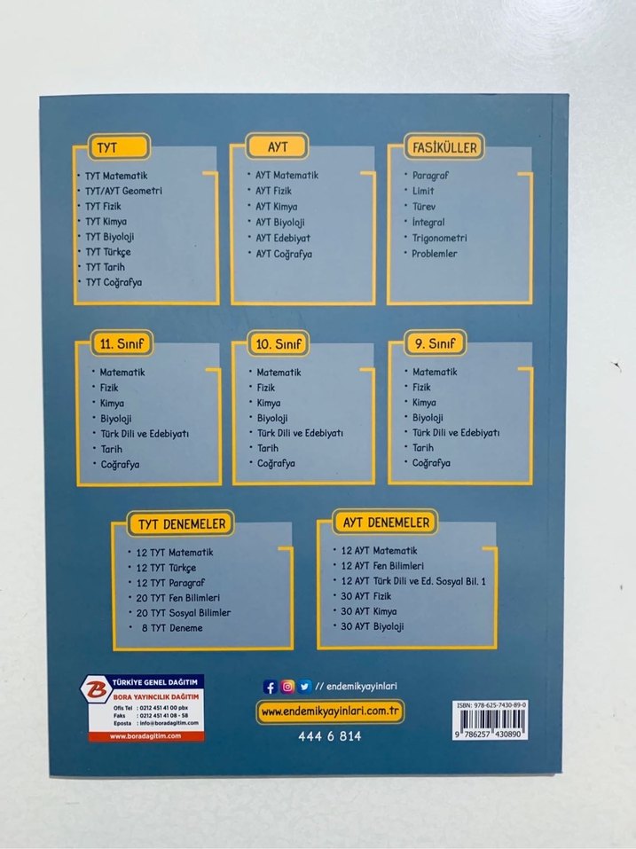 AYT Fizik 30 Deneme Kitabı - Endemik - Görsel 5