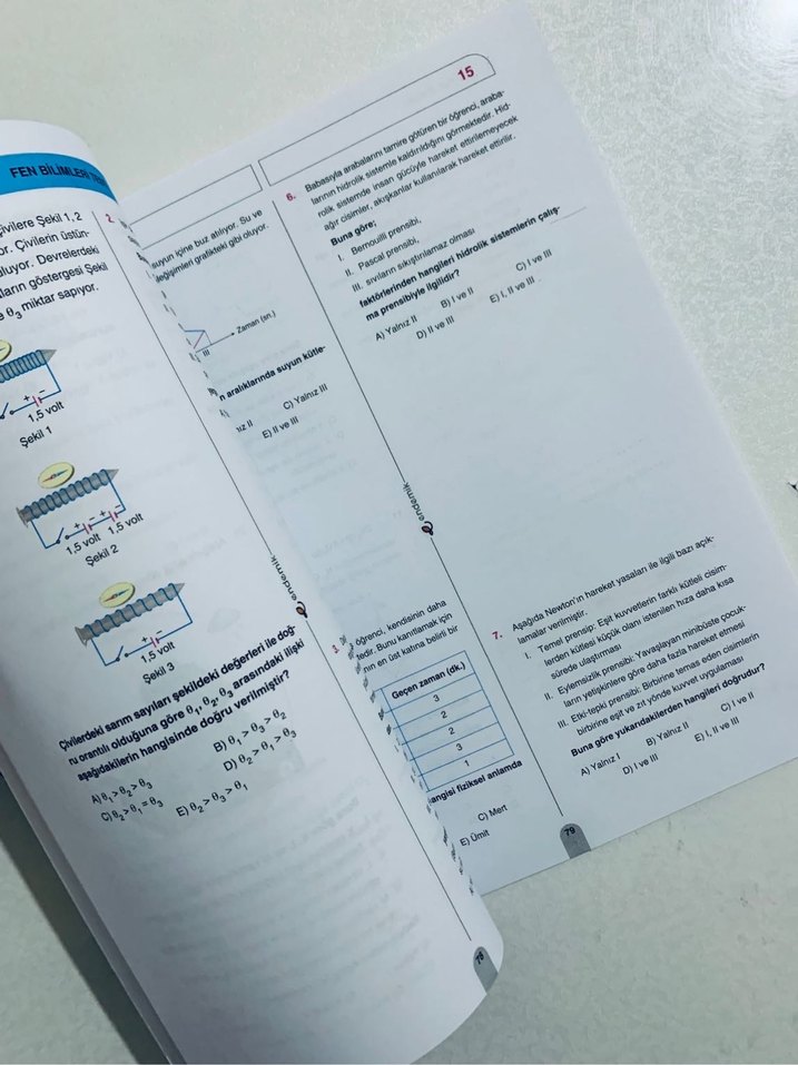 Fen Bilimleri 20 Deneme Sınavı Kitabı - Görsel 3