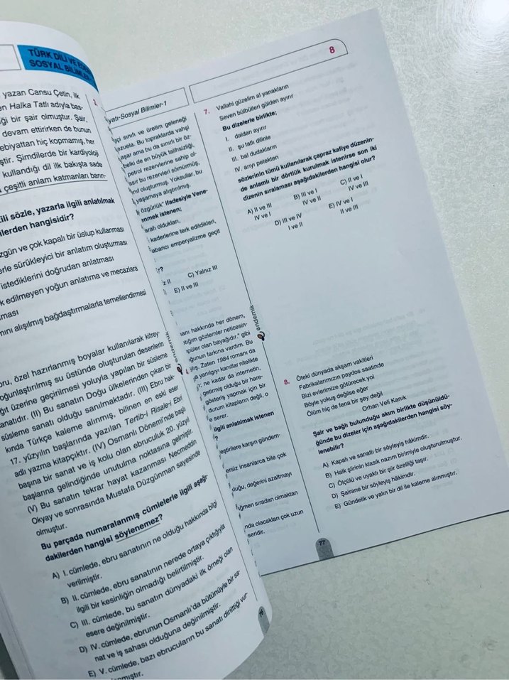 12 Deneme Türk Dili ve Edebiyatı Sosyal Bilimler-1 - Görsel 4