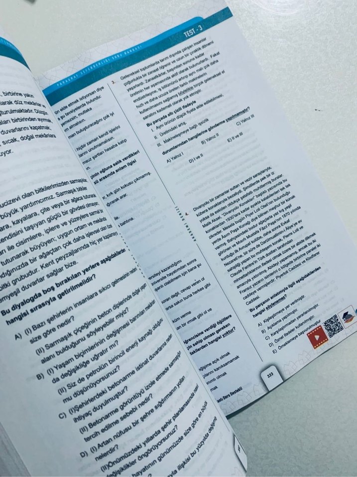 Canlı Ders Destekli Paragraf Seferberliği Soru Bankası - Görsel 2