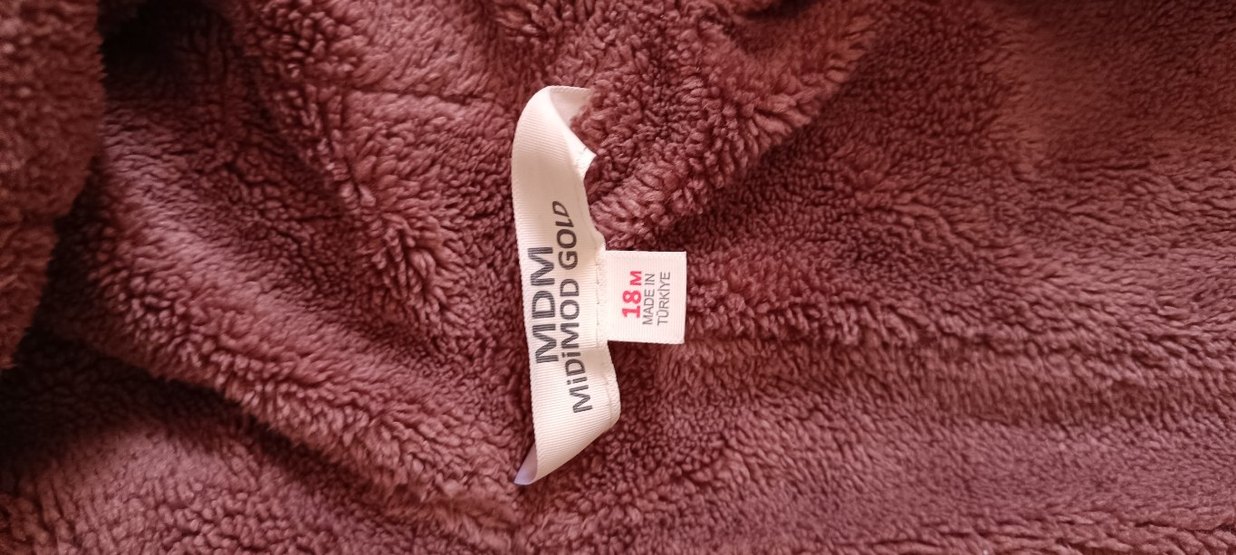 Kürklü Pembe Bebek Tulumu  astronot mont - Görsel 4