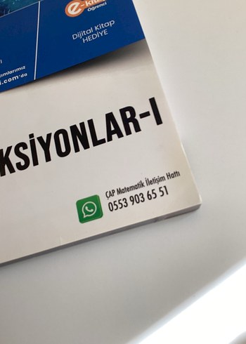 Çap yayınları fonksiyonlar fasikülü 1. Kitap