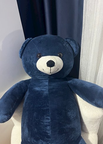 Koyu Mavi Büyük Peluş Ayıcık