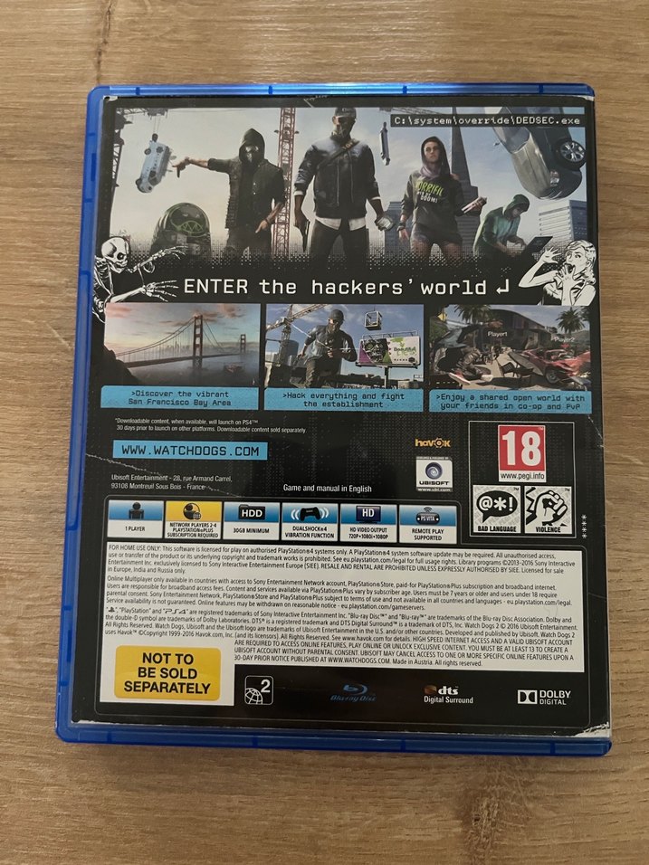 PS4 Watch Dogs 2 Ubisoft Oyun - Görsel 2