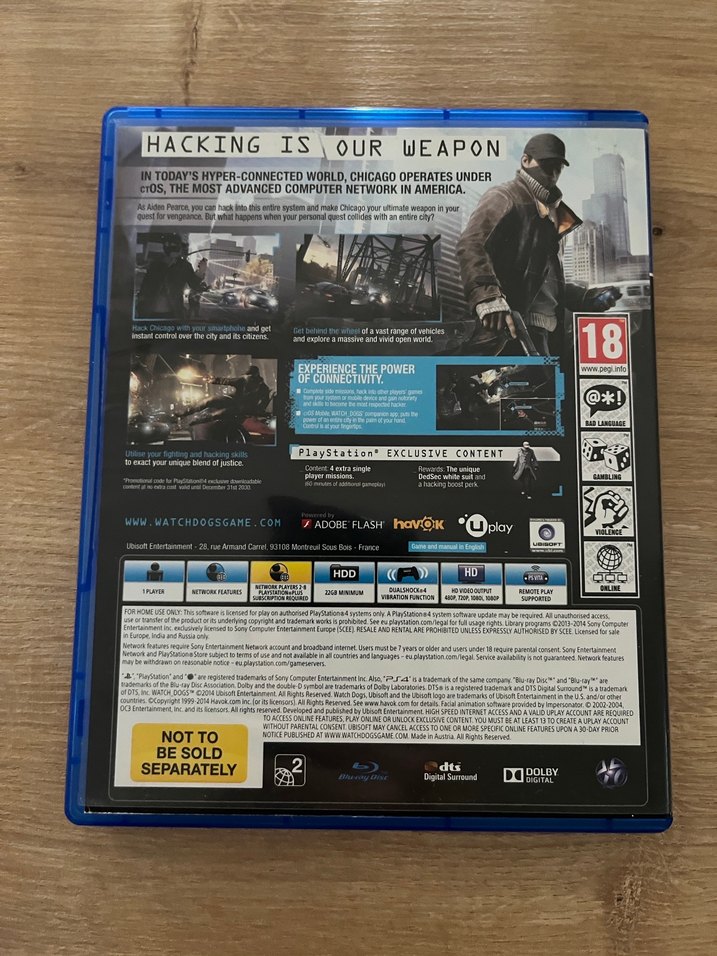 Watch Dogs PS4 Oyun - Görsel 2