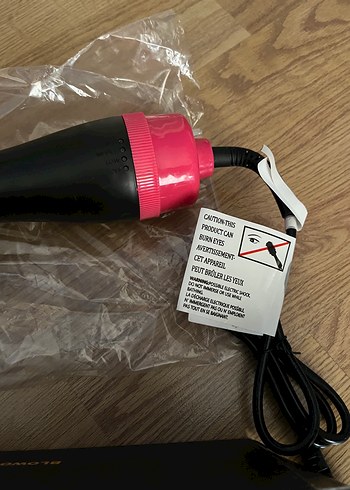 Siyah Saç Düzleştirici ve Kurutucu Fön Fırçası - Görsel 4